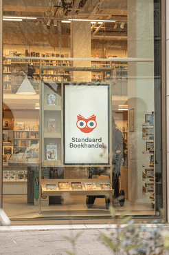 La communication dans la vitrine chez Standaard Boekhandel