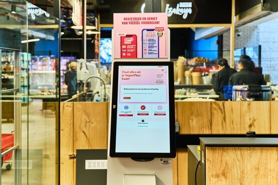 Delhaize self-service kiosk