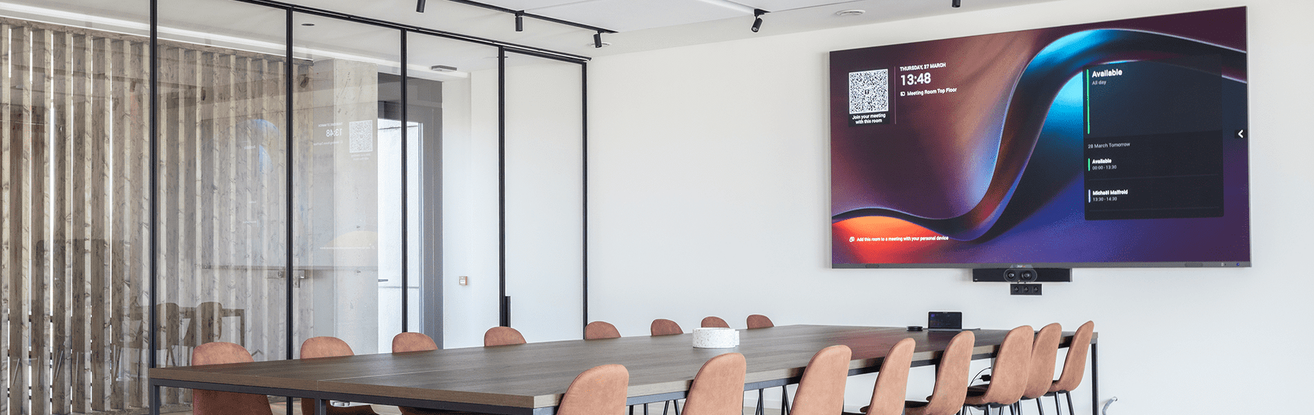 All-in-One LED wall meeting room Kentucky Horsewear Ronse